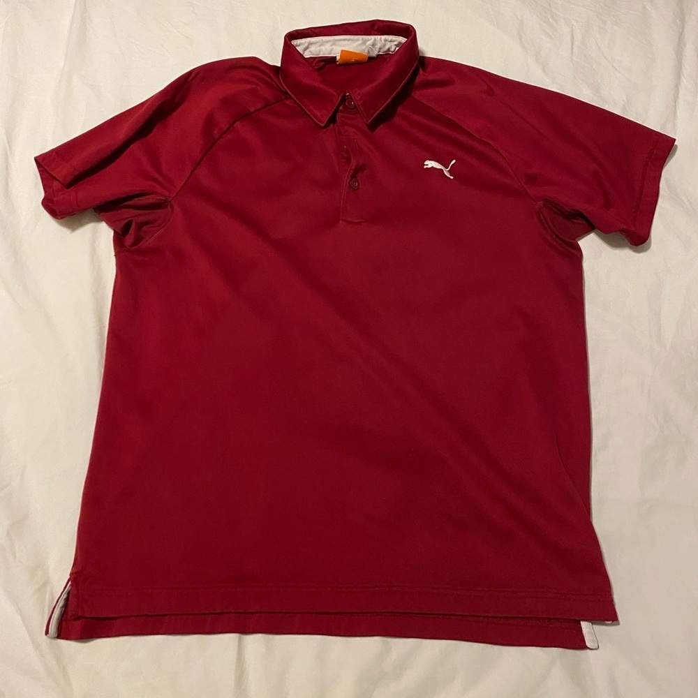 Men’s Puma Dry Fit Golf Polo Shirt - Medium